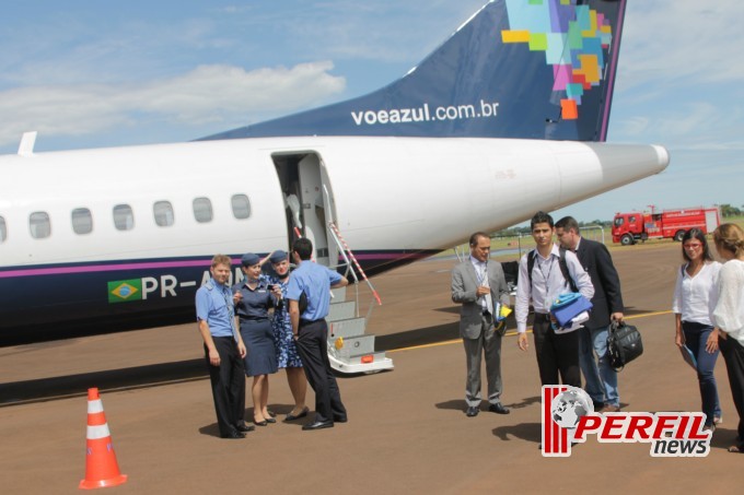 Azul Linhas Aéreas Brasileiras estreou em Três Lagoas
