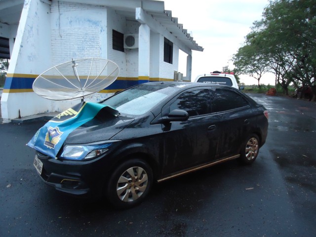 PMR recupera em Amambai carro roubado em Cuiabá/MT