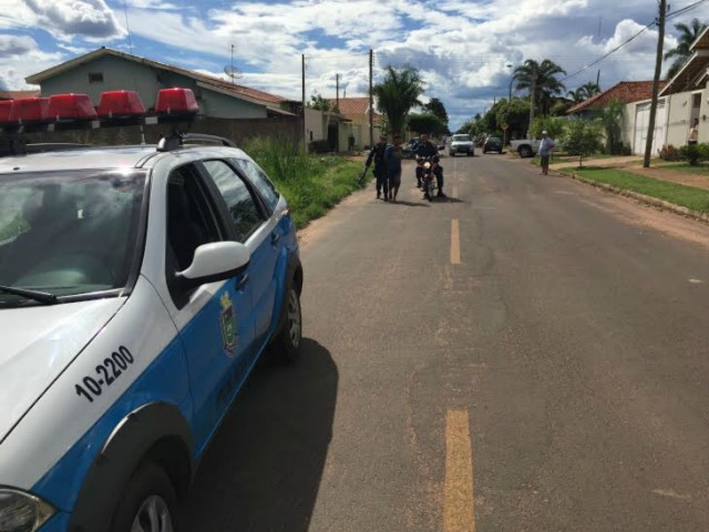 Dupla com moto furtada é perseguida e presa pela PM de Três Lagoas