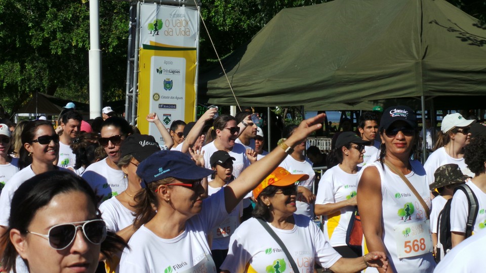 Evento da Fibria na Lagoa Maior nesta manhã reúne centenas de participantes