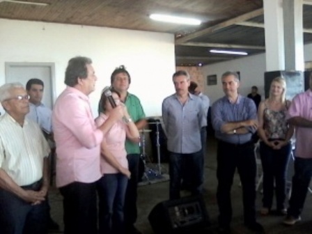Reinaldo é recepcionado por correligionários em Bataguassu