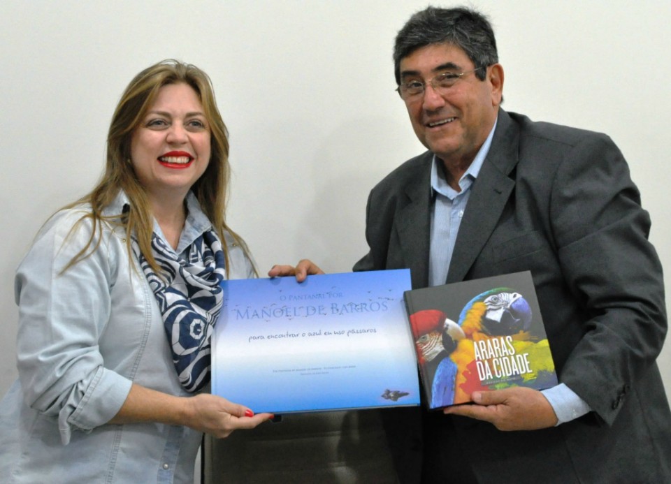Presidente da Fundação de Turismo de MS visita gabinete de Marcia Moura