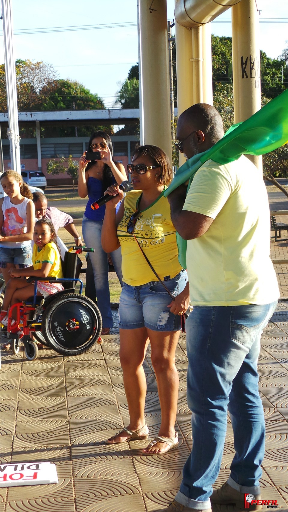 Mesmo com pouco público, manifestação em Três Lagoas mostra mensagem de mudança