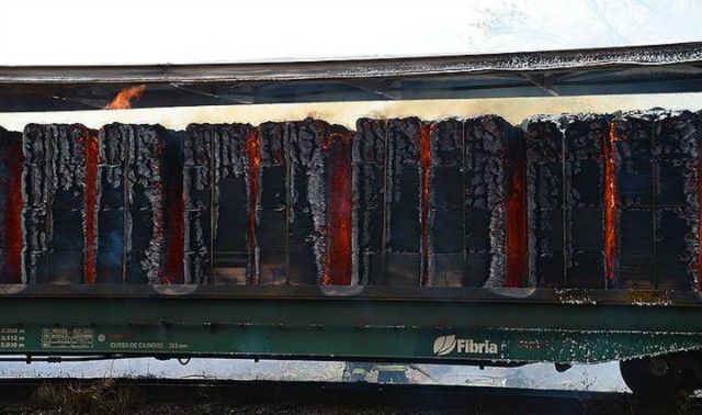 ALL deve apurar incêndio em trem com carga da Fibria que saiu de Três Lagoas