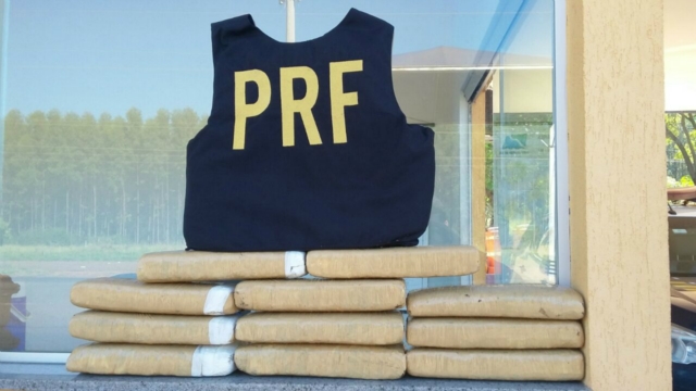 PRF apreende em Três Lagoas 11 kg de maconha que seria comercializada em São Paulo