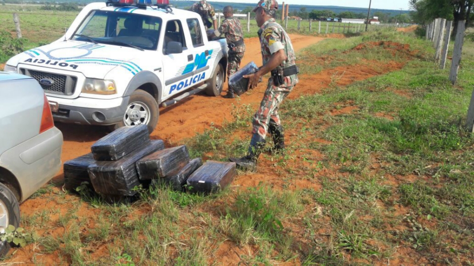 PMA de Bataguassu apreende 266 kg de droga em estrada boiadeira