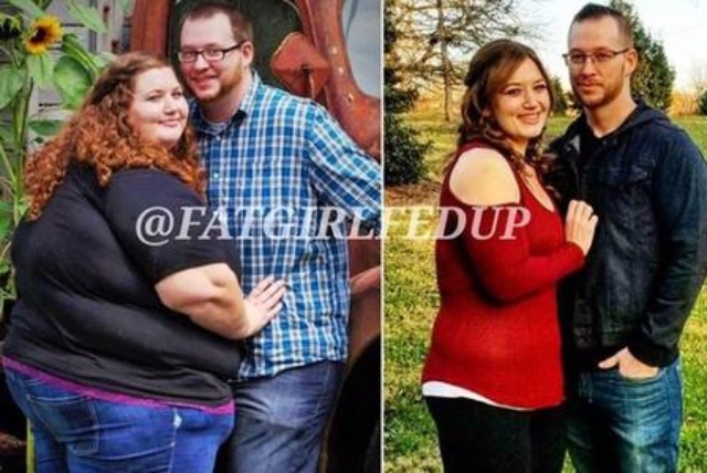 Casal perde 180 quilos juntos em dois anos e posta fotos do antes e depois