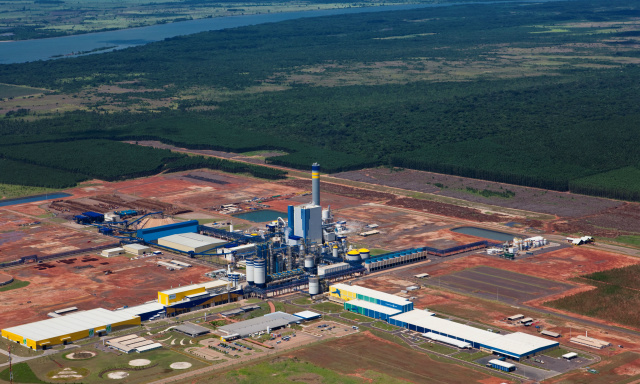 O local onde está instalado o parque industrial da Fibria tem espaço suficiente para expansão da fábrica (Foto: Divulgação)