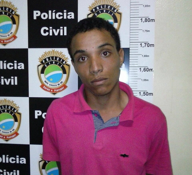 Maelson Batista de Souza de 19 anos, vulgo “Pernambuco PCC”. (Foto: Polícia Civil de Bataguassu)