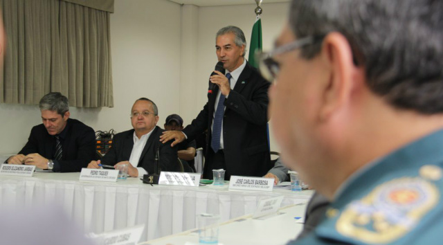 “Esse é um trabalho inovador, melhora as forças de segurança transcendendo os estados”, afirmou o governador. (Foto: Chico Ribeiro)