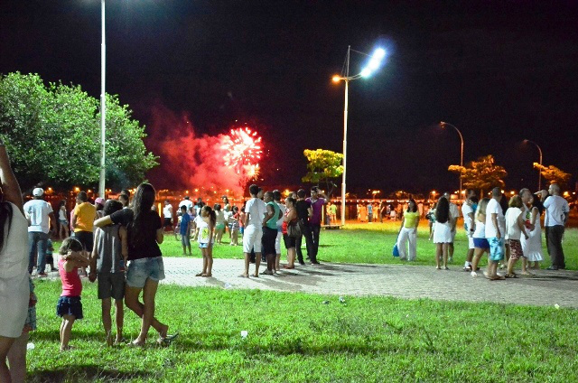 Estima-se que dez mil pessoas participaram do evento na orla da Lagoa Maior (Foto: Divulgação)