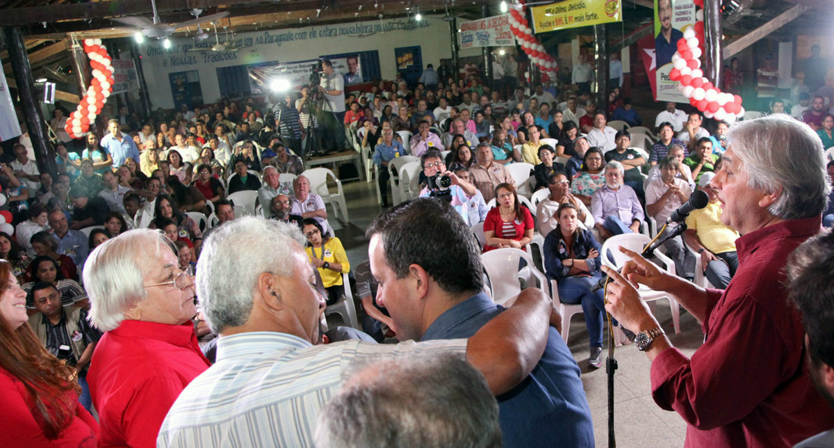 Centenas de pessoas compareceram ao Clube ARPA para prestigiar o lançamento da candidatura de Ricardo Ayache (Foto: Divulgação/ AI)