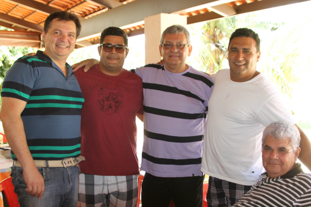 O empresário Beto Gusmão recebeu amigos e convidados para almoço comemorativo à sua posse na presidência da Associação dos Corretores de Imóveis de Três Lagoas 