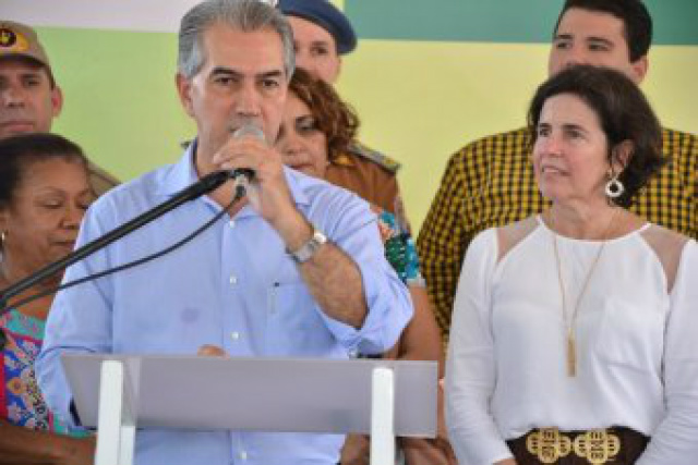 A prefeita cumpre a agenda nesta quinta-feira juntamente com o Governador Reinaldo Azambuja. (Foto: Assessoria)
