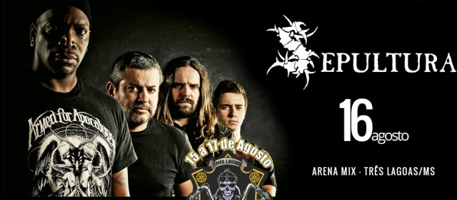 A banda Sepultura é umas das únicas brasileira de metal, foi criada pelos irmãos Max Cavalera e Igor Cavalera em Belo Horizonte, Minas Gerais. É considerada a banda brasileira de maior repercussão no mundo e no dia 16 se apresenta no palco do Motoshow (Foto: Arquivo pessoal)