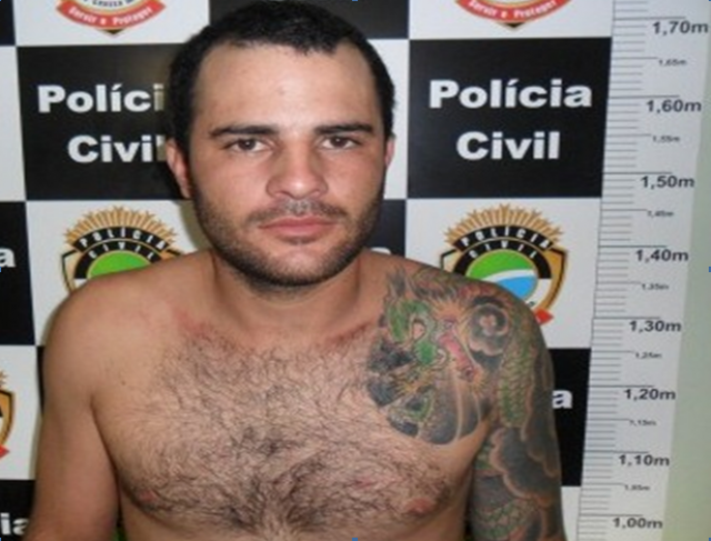 Márcio de Lima Ferreira, foi preso durante a ação do SIG. (Foto: SIG/ Três Lagoas)