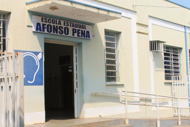 Escola estadual Afonso Pena. (Foto: Lucas Gustavo).
