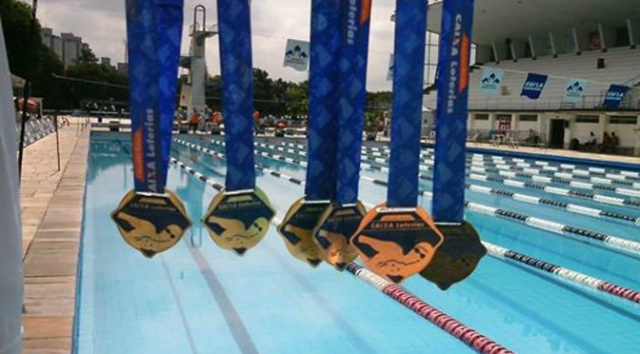Nadadores de MS conquistam 14 medalhas no Circuito Loterias Caixa