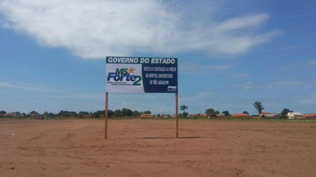 Hospital Regional será construído às margens da rodovia BR-158, em Três Lagoas (Foto: Ricardo Ojda/Perfil News)