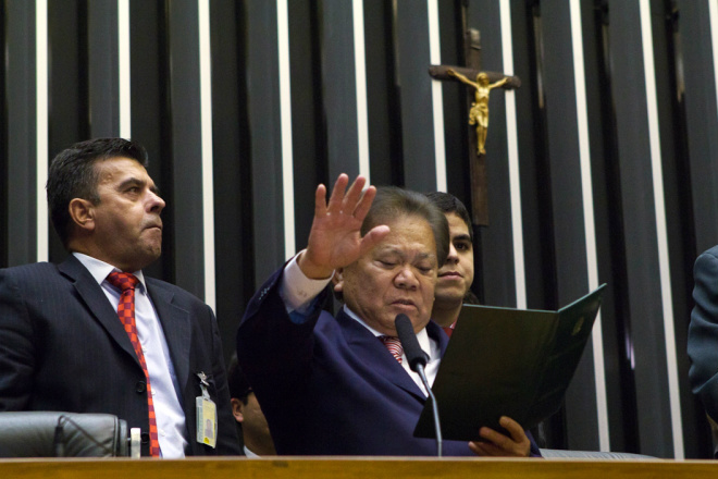 Após duas décadas, região do Bolsão tem representante no parlamento federal com a posse de Akira Otsubo (Fotos: Assessoria de Imprensa)