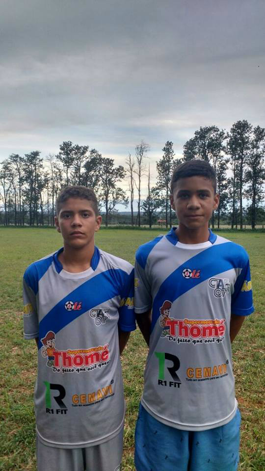 Marcos Vinícius e Walisson, ambos de 14 anos. (FOTO: Divulgação)