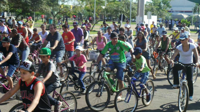 Aconteceu o sorteio de 30 bicicletas aos participantes. (Foto: Ricardo Ojeda)