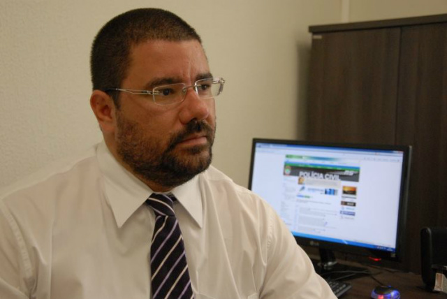 Delegado Thiago Passos da Silva, do Setor de Investigações Gerais (SIG) da Polícia Civil. (Foto: Arquivo/Perfil News).