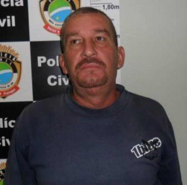 Adelmo Garcia Costa Barbosa de 47 anos, foi preso pelo crime de tráfico de drogas. (Foto: SIG/Três Lagoas)