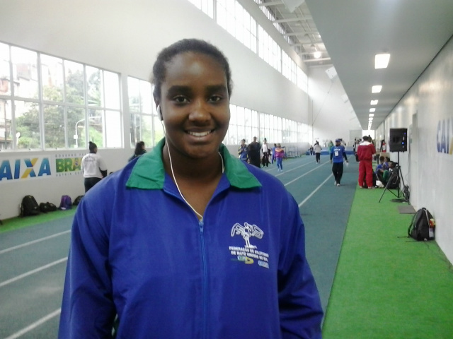  A atleta Monique, de 17 anos participou do Campeonato Brasileiro. (Foto: Assessoria)