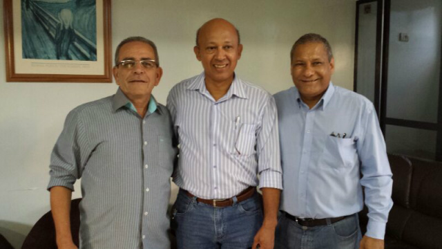 Delso José de Souza, Lídio Getúlio de Siqueira e Mário Soares de Arruda (Foto: Divulgação/Assecom)
