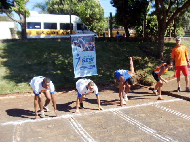 Inicia etapa municipal dos Jogos do Sesi 2011 em Três Lagoas Foto: Sesi
