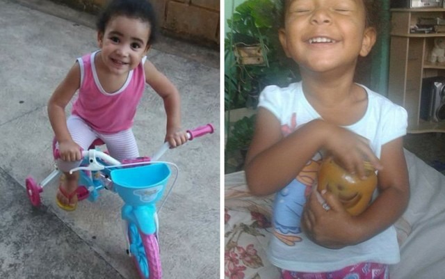 Meninas morrem afogadas em clube de Belo Horizonte; Alice (esq.) tinha 3 anos e Eloisa (dir.), 4 anos (Foto: Arquivo pessoal)