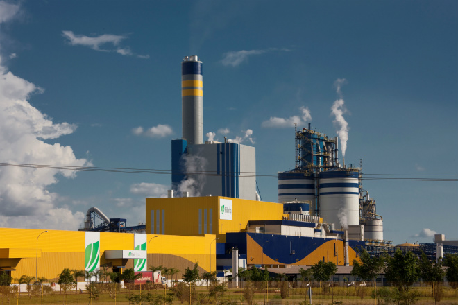 Unidade industrial da Fibria de Três Lagoas é uma das mais moderna do  mundo (Foto: Assessoria)