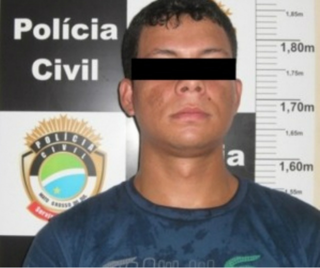 Jorge Luiz contou à polícia como praticou o crime (Foto: Polícia Civil)

