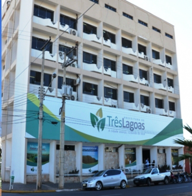 Sede da administração municipal de Três Lagoas, onde o concurso está sendo preparado e dentro em breve lançado ao público (Foto: Divulgação)