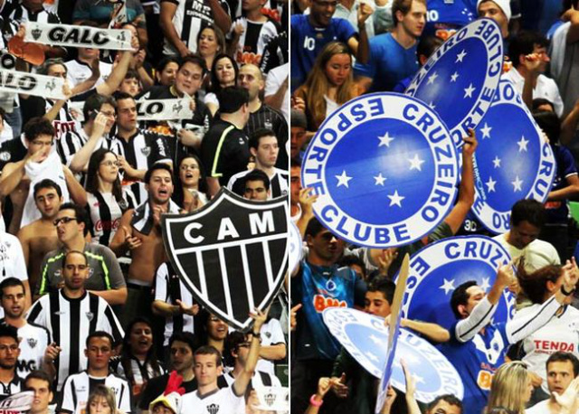 O Atlético Mineiro sagrou-se campeão da Copa do Brasil, enquanto o Cruzeiro já é o campeão Brasileiro (Foto: Google)