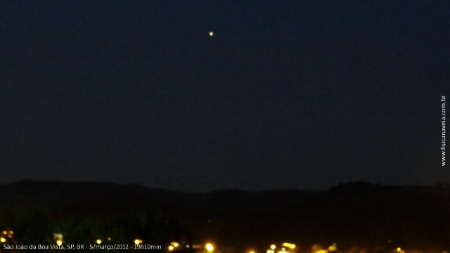Marte ficará visível a olho nu hoje à noite As oposições ocorrem a cada dois anos, aproximadamente, quando Marte fica a uma distância mínima da Terra. O espaço entre os dois planetas na noite de hoje será 93 milhões de quilômetros (Foto: Google Imagens)