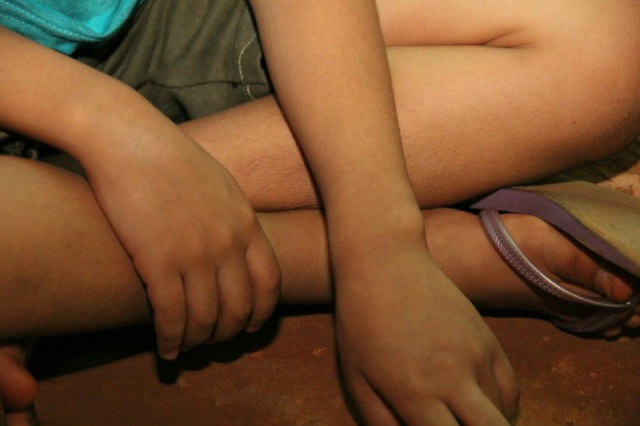 No dia em que completou 7 anos, o menino viu a irmã ser agredida pelo padrasto e desmaiar várias vezes (Foto: Marcos Ermínio, Campo Grande News)