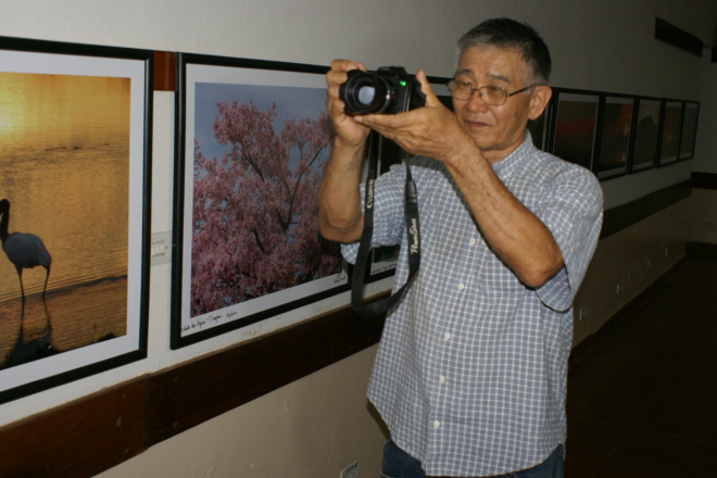 Hiroshi Omachi, expõe suas fotografias no salão do Nipo até a proxima segunda-feira (22)
Foto: Adriano Vialle