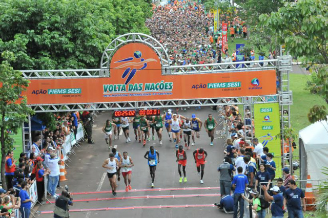 A 6ª Meia-Maratona Volta das Nações alcançou 26.486 inscritos – 15.641 na caminhada de 7 km, 9.516 na corrida de 10 km e 1.329 na meia-maratona de 21 km (Foto: Divulgação)