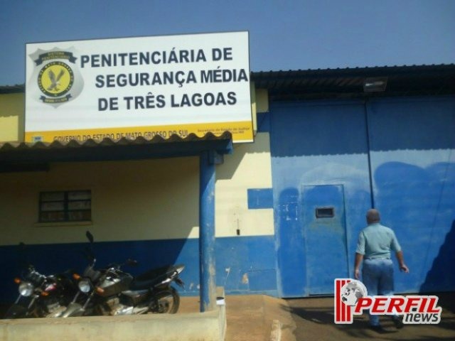Penitenciária de Segurança Média de Três Lagoas. (Foto: Arquivo/Perfil News).