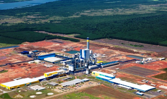 Unidade da Fibria Celulose em Três Lagoas que pretende investir R$ 5,7 bilhões na ampliação da planta industrial (Foto: Arquivo)