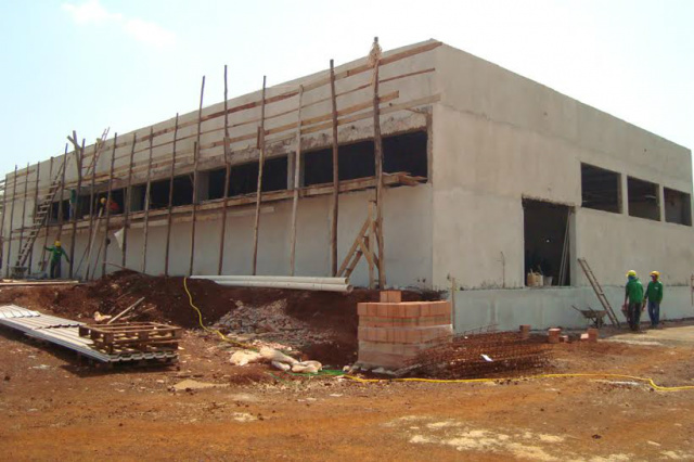 O Centro está sendo edificado em área de 21,5 mil m², localizada na Rua Alcides Vieira de Matos, sendo que a área construída será de 4.428,63 m² (Foto: Divulgação)