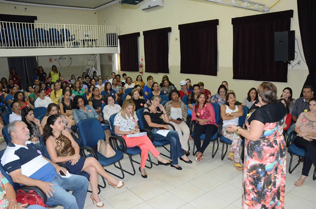 A Secretaria Municipal de Educação e Cultura realizou ontem (22) o 1º Workshop de Educação Básica das Escolas da Rede Municipal de Ensino (Foto: Divulgação)