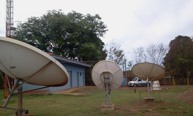 Transmissor do SBT MS será instalado na torre da prefeitura localizada na Vila Alegre (Foto: Ricardo Ojeda)