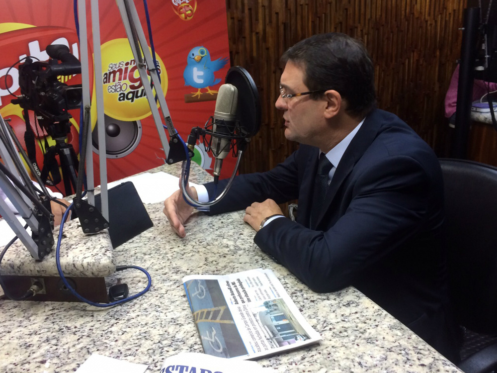Em entrevista nesta quinta-feira (28/05) ao programa Tribuna Livre, da Rádio FM Capital, o presidente da Fiems, Sérgio Longen, destacou os investimentos feitos pelo setor no Estado . (Foto: Assessoria)
