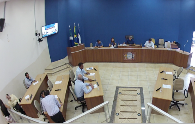 A sessão extraordinária do Legislativo Três-lagoense que aprovou o ajuste no RPPS (Foto: Divulgação)