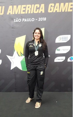 Representando o Brasil na competição está a judoca sul-mato-grossense Gabriela Paliano. Foto: Divulgação