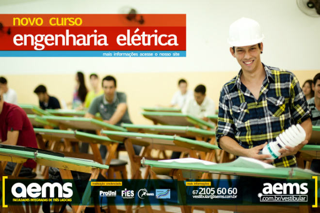 MEC autorizou o curso de Engenharia Elétrica na AEMS. (Foto: Divulgação/AEMS)