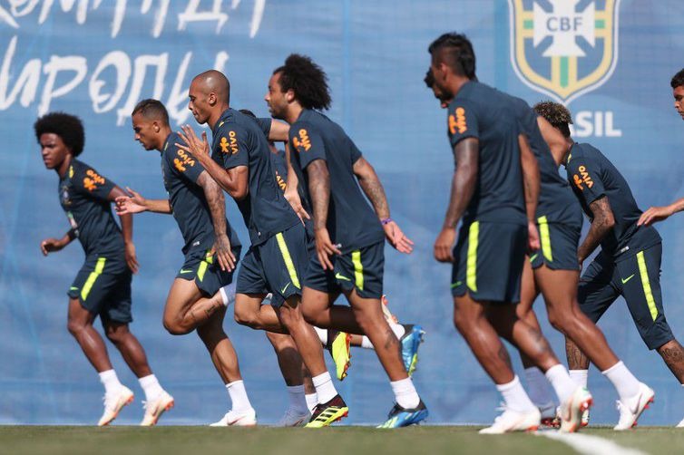 Seleção brasileira treinou na sexta, quanto Tite confirmou equipe que entra em campo hoje - CBF/Divulgação/ Direitos Reservados